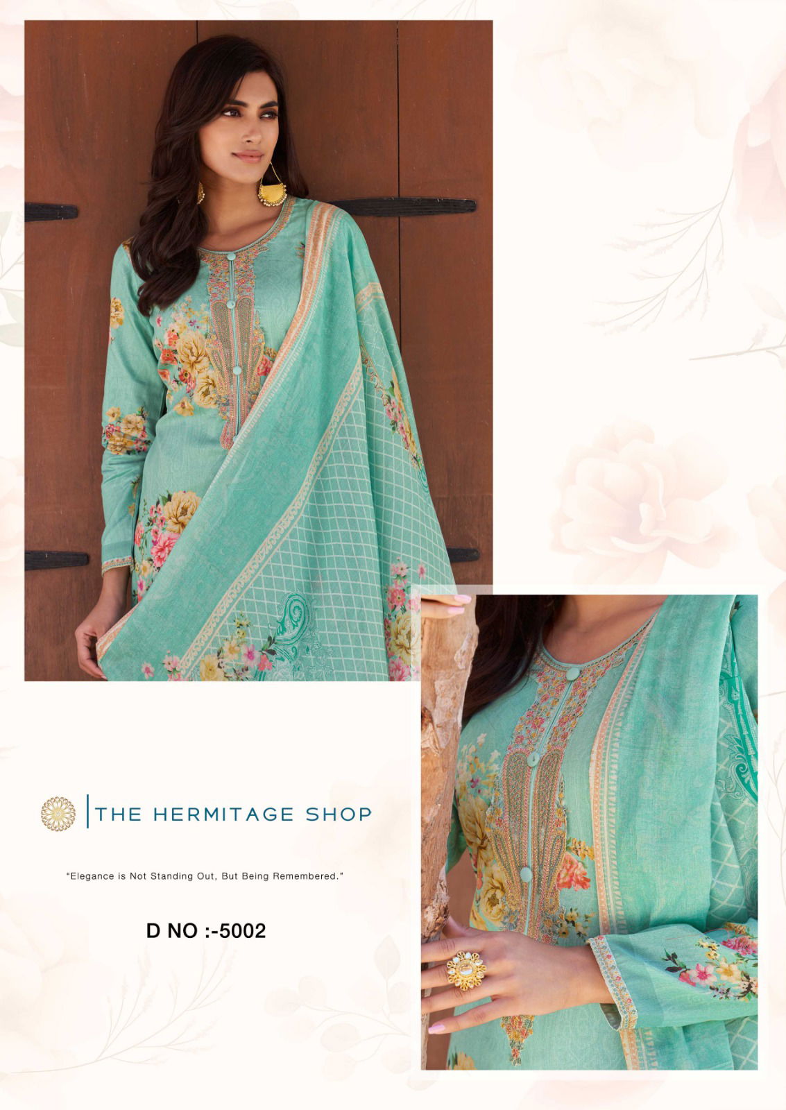 Aarke By The Hermitage Shop Viscose Lawn Digital Printed Dress Material Wholesale Shop In Surat